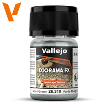 Vallejo Diorama Effects Moss Green 0.1-1.0mm 35 mL