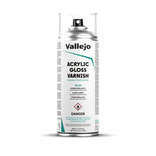Vallejo Aerosol Spray Primer Gloss Varnish 400mL