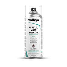 Vallejo Aerosol Spray Primer Matt Varnish 400mL