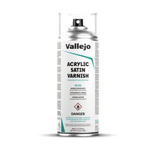 Vallejo Aerosol Spray Primer Satin Varnish 400mL