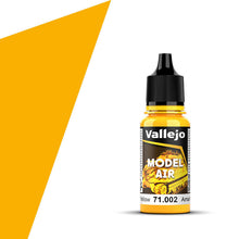 Vallejo Model Air Medium Yellow 18 mL