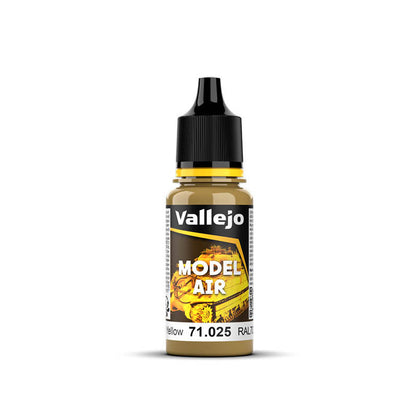 Vallejo Model Air Dark Yellow 18 mL