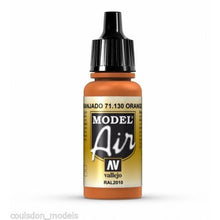 Vallejo Model Air Orange Rust 18 mL