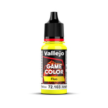 Vallejo Game Colour Fluorescent Yellow 18mL