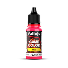 Vallejo Game Colour Fluorescent Red 18mL