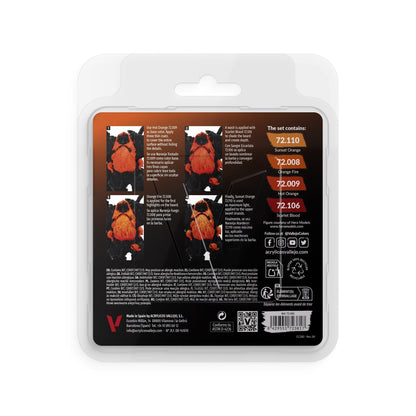 Vallejo Game Colour Orange Color Set