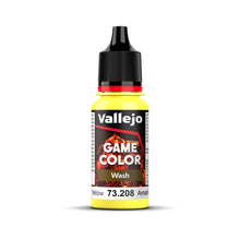 Vallejo Game Colour Wash Yellow 18mL