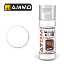 Ammo by MIG Atom Color Washable White 20mL