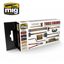 Ammo by MIG Atom Color Tools Colors Set