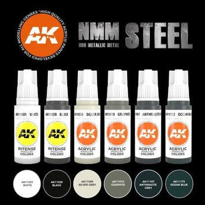 AK Interactive 3 Gen Sets Non Metallic Metal Steel