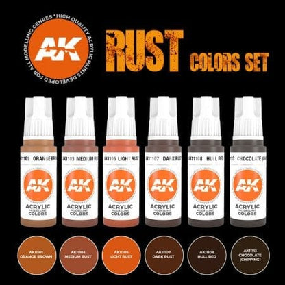 AK Interactive 3 Gen Sets Rust