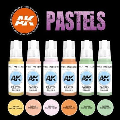 AK Interactive 3 Gen Sets Pastels Colors
