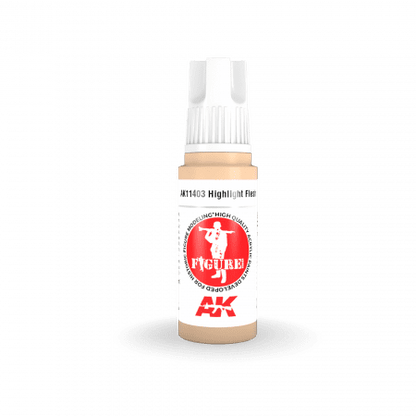 AK Interactive 3 Gen Figures Acrylics Highlight Flesh 17mL