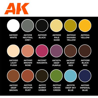 Ak Interactive 3Gen Sets Anime Figures Special Flesh And Skins Signature Set By Keigo Murakami