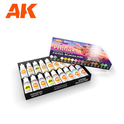 Ak Interactive 3Gen Sets Anime Figures Special Flesh And Skins Signature Set By Keigo Murakami