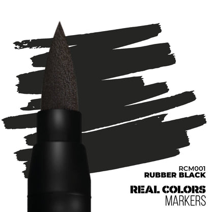AK Interactive RC Markers Rubber Black