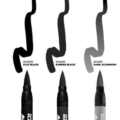 AK Interactive RC Markers Wheels Set 3 Real Colors Markers
