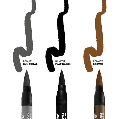 AK Interactive RC Markers Weapons Set 3 Real Colors Markers