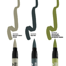 AK Interactive RC Markers Wwii Axis Aircraft Cockpit Colors Set 3 Real Colors Markers
