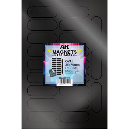AK Interactive Magnets Oval 25 X 70 21 units