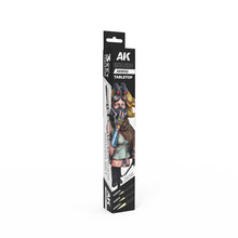 AK Interactive Brushes Tabletop Syntethic Brushes Set 3 Brushes