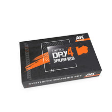 Ak Interactive Brushes Dry Brushes Set