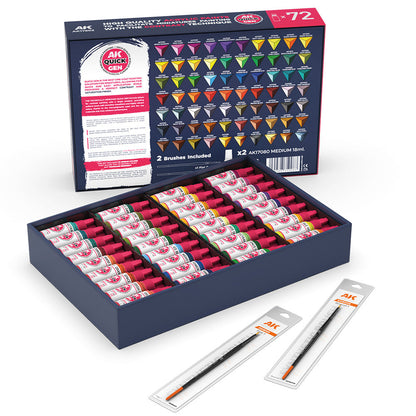 AK Interactive Quick Gen Quick Paint Set 72 Quick Gen Colors