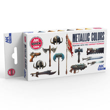 AK Interactive Quick Gen Metallics Set