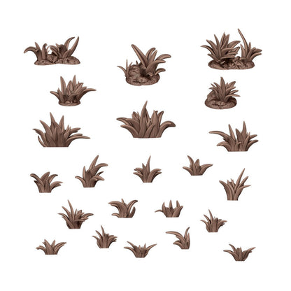 AK Interactive Basing Bits Grass Tufts 22 Pieces