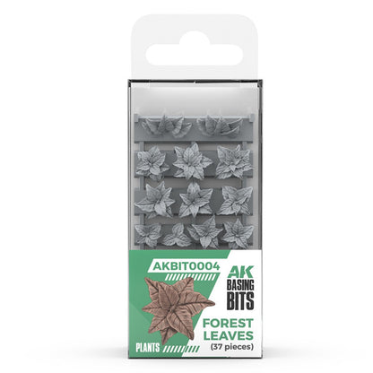 AK Interactive Basing Bits Forest Leaves 35 Pieces