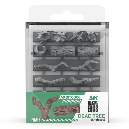 AK Interactive Basing Bits Dead Tree Basing 17 Pieces