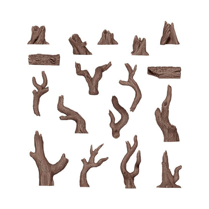 AK Interactive Basing Bits Dead Tree Basing 17 Pieces