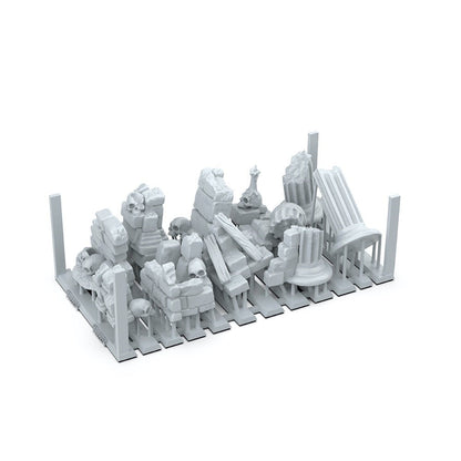 AK Interactive Basing Bits Village Ruins 12 Pieces