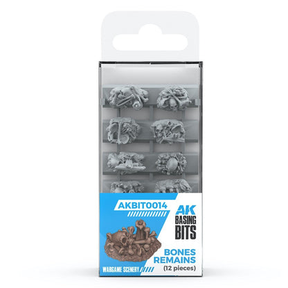 AK Interactive Basing Bits Bones Remains 12 Pieces