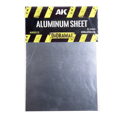 AK Interactive Building Materials Aluminium Sheet 100Um 200X250Mm