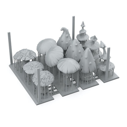 AK Interactive Basing Bits Gigant Musrooms 12 Pieces