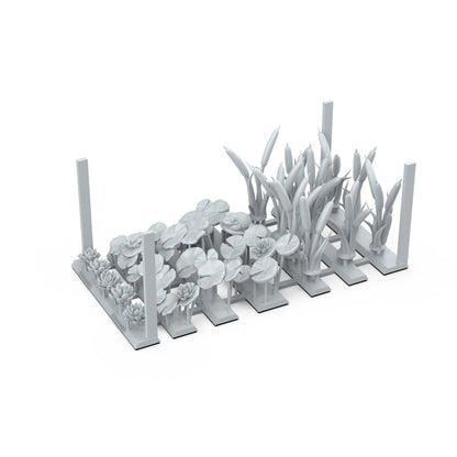 AK Interactive Basing Bits Water Lilies & Cattails
