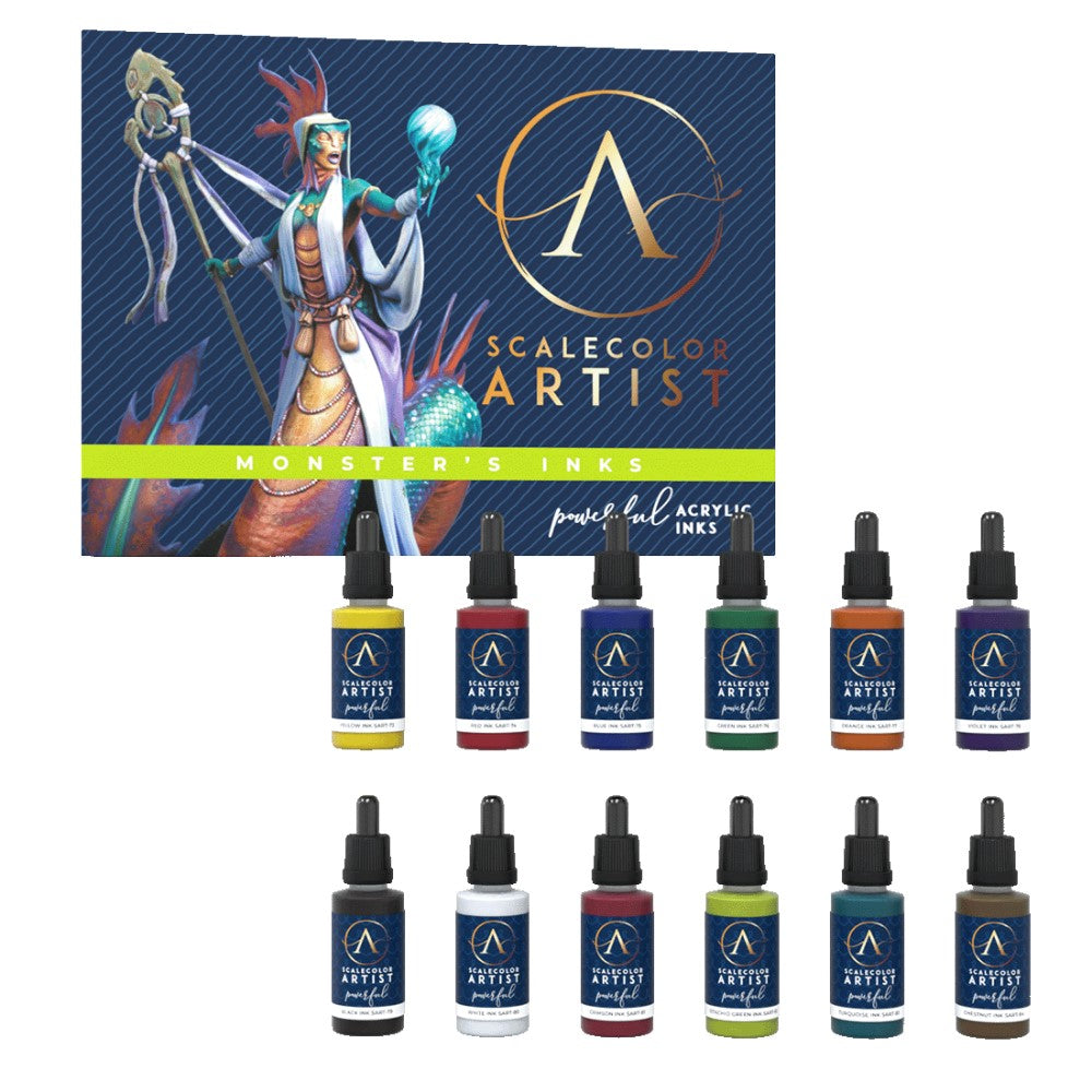 Scale 75 Scalecolor Artist Monster S InkPaint Set – SuperGamers