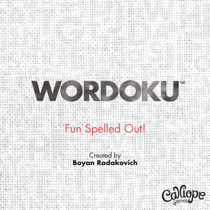 Wordoku 2nd Edition Board Game