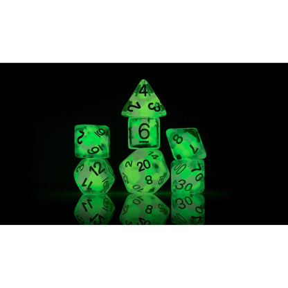 Sirius Dice Melon Ball Glowworm Dice Set 7