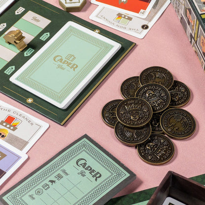 Caper: Europe Metal Coin Pack Board Game