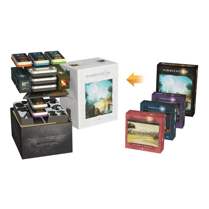 Vindication Archive of the Ancients FULLY LOADED Board Game