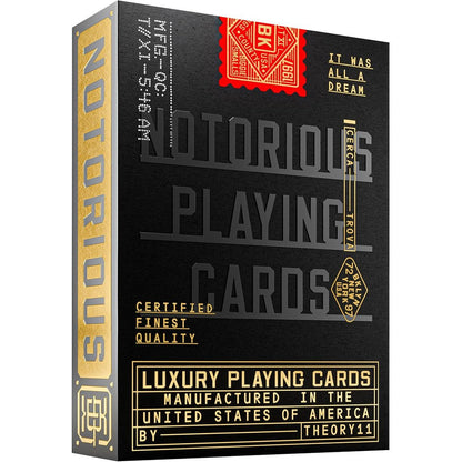 Theory 11 Notorious B.I.G. Playing Cards Board Game