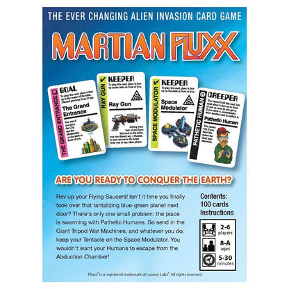 Fluxx Martian Fluxx Board Game