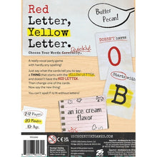 Red Letter Yellow Letter Board Game