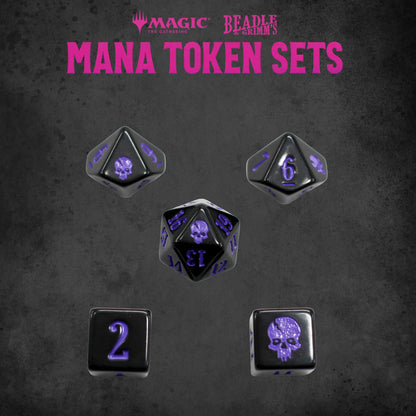 Dungeons & Dragons Beadle & Grimm's MTG Black Mana Token Set