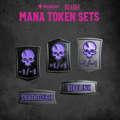 Dungeons & Dragons Beadle & Grimm's MTG Black Mana Token Set