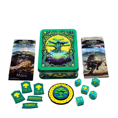 Dungeons & Dragons Beadle & Grimm's MTG Green Mana Token Set