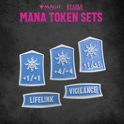 Dungeons & Dragons Beadle & Grimm's MTG White Mana Token Set