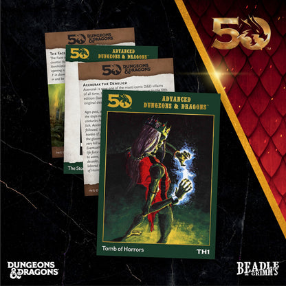 D&D Beadle & Grimm's Classic Module Collection Tomb of Horrors Dice & Accessories Set